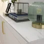 Plateau de finition SPACEO Evo'm L.123,6 x P.40 x Ep. 2 cm effet marbre