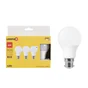 Lot de 3 ampoules dispositif led monté en surface (smd)  B22, 806Lm = 5.9W, LEXMAN