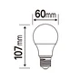 Ampoule led, E27, 470lm = 40W, blanc chaud