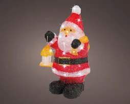 Père Noël en acrylique décoratif lumineux