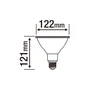 Ampoule led  E27, 875Lm = 7.6W, LEXMAN