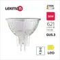 Ampoule led, réflecteur GU5.3, 36°, 621lm = 50W, blanc chaud, LEXMAN