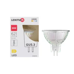 Ampoule led, réflecteur GU5.3, 36°, 621lm = 50W, blanc neutre, LEXMAN