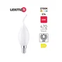 Ampoule led flamme coup de vent e14 3,4w=40w 470lm depoli 2700k LEXMAN