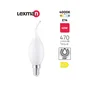 Ampoule led flamme coup de vent e14 3,4w=40w 470lm depoli 4000k LEXMAN