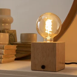 Ampoule led déco, fil spirale, globe 95mm, E27, 400lm, blanc très chaud, LEXMAN