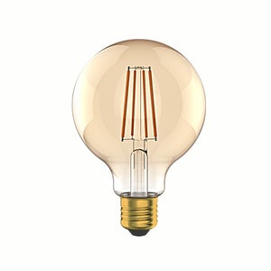 Ampoule led décorative, globe 95mm, E27, 470lm = 40W, blanc très chaud, LEXMAN