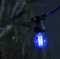 Ampoule led à filament, bleue, sphérique E27, 83lm = 9W, LEXMAN