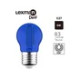 Ampoule led à filament, bleue, sphérique E27, 83lm = 9W, LEXMAN