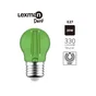 Ampoule led à filament, verte, sphérique E27, 330lm = 30W, LEXMAN