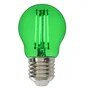 Ampoule led à filament, verte, sphérique E27, 330lm = 30W, LEXMAN