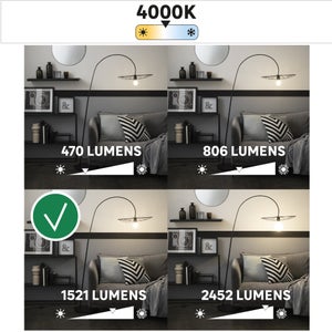 Ampoule led à filament, globe 120mm, E27, 1521lm = 100W, blanc neutre, LEXMAN