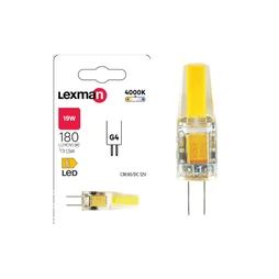 Ampoule led, capsule G4, 180lm = 19W, blanc neutre, LEXMAN
