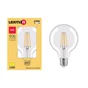 Ampoule led à filament, globe 95mm, E27, 806lm = 60W, blanc chaud, LEXMAN