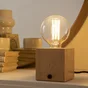Ampoule led déco, filament carbone, globe 95mm, E27, 500lm, blanc chaud, LEXMAN