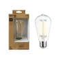 Ampoule led déco, filament carbone, Edison, E27, 500lm, blanc chaud, LEXMAN