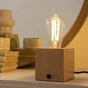 Ampoule led déco, filament carbone, Edison, E27, 500lm, blanc chaud, LEXMAN