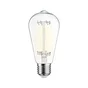 Ampoule led déco, filament carbone, Edison, E27, 500lm, blanc chaud, LEXMAN