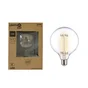 Ampoule led déco, filament carbone, globe 125mm, E27, 500lm, blanc chaud, LEXMAN