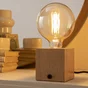 Ampoule led déco, fil carbone, globe 125mm, E27, 500lm, blanc très chaud, LEXMAN