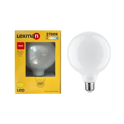 Ampoule led E27, 1521lm = 100W, blanc chaud, LEXMAN