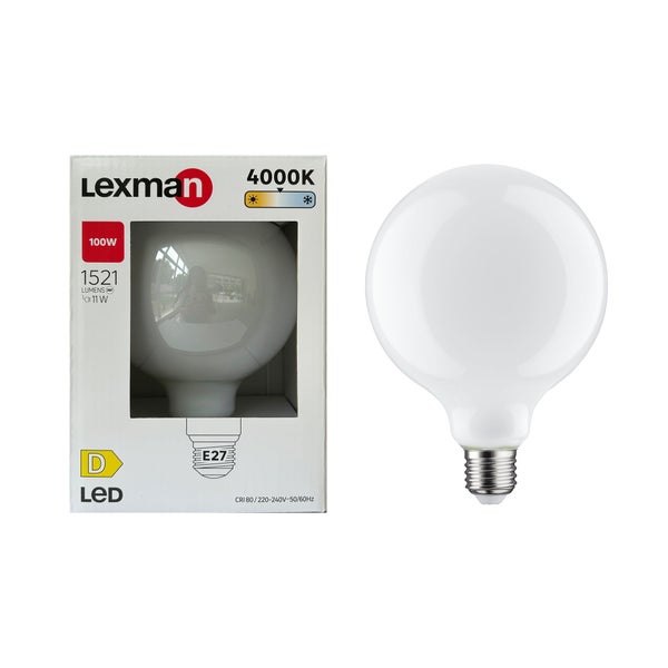 Ampoule led E27, 1521lm = 100W, blanc neutre, LEXMAN