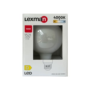 Ampoule led E27, 1521lm = 100W, blanc neutre, LEXMAN