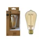 Ampoule led déco, fil carbone, Edison, E27, 500lm, blanc très chaud, LEXMAN