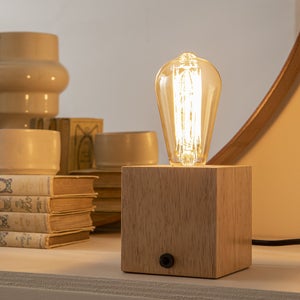 Ampoule led déco, fil carbone, Edison, E27, 500lm, blanc très chaud, LEXMAN