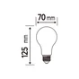 Ampoule led, E27, 2452lm = 150W, blanc neutre, LEXMAN