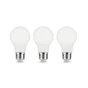 Lot de 3 ampoules led, E27, 806lm = 60W, blanc neutre, LEXMAN