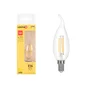 Ampoule led filament, flamme coup de vent, E14, 470lm = 40W, blanc chaud, LEXMAN