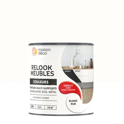 Peinture Relook meuble MAISON DECO blanc pur satine 0.5 l