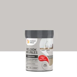 Peinture Relook meuble MAISON DECO gris plume satine 200 ml