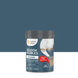 Peinture Relook meuble MAISON DECO bleu indigo satine 200 ml