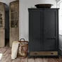 Peinture  Relook bois MAISON DECO, noir fusain satine, 2 l