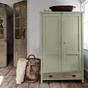 Peinture  Relook bois MAISON DECO, vert lichen satine, 1 l
