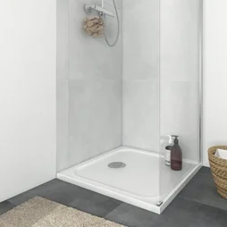 Receveur de douche extra-plat, résine, EASY LIGHT, L.80 x l.80 cm
