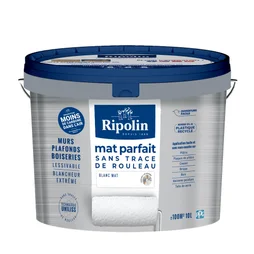 Peinture blanc mur / plafond RIPOLIN Mat parfait mat 10 l