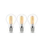Lot de 3 ampoules led à filament  E14, 806Lm = 5.9W, LEXMAN