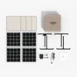 Panneau solaire - kit de démarrage, installation au mur, installation facile et branchement prise, BEEM ENERGY, 300 W