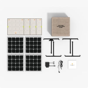 Panneau solaire - kit de démarrage, installation au mur, installation facile et branchement prise, BEEM ENERGY, 300 W