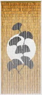 Rideau de porte en bambou, Ginkgo e 214, l.90 x H.200 cm, multicouleur