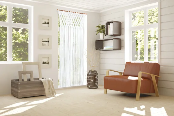 Rideau de porte décoratif en coton cocoon, MOREL, l.90 x H.200 cm blanc