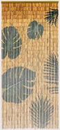 Rideau de porte décoratif bambou palme e 215, MOREL, l.90 x H.200 cm marron