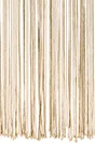 Rideau de porte décoratif en coton bohème, MOREL, l.90 x H.200 cm beige