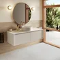 Carrelage mur interieur effet bois rayure naturel Balade l.30 x L.90 cm ARTENS