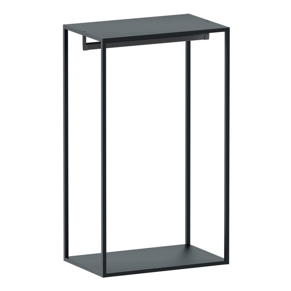 Penderie metal + etageres bois SPACEO Evo'm Metal Frame H.102,4 X L.60 X P.38 cm