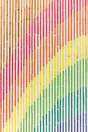 Rideau de porte décoratif rainbow en bambou samana, MOREL, l.90 x H.200 cm multicouleur