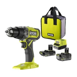 Perceuse sans fil à percussion RYOBI 18 V 4 Ah, 2 batteries RPD18-2C42S